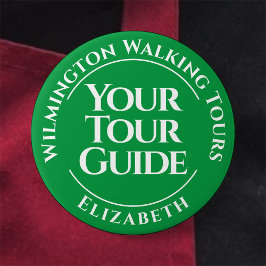 Knappen Tour Guide Badge Knapp