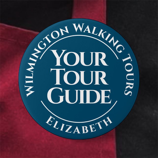 Knappen Tour Guide Badge Knapp (Skapare uppladdad)