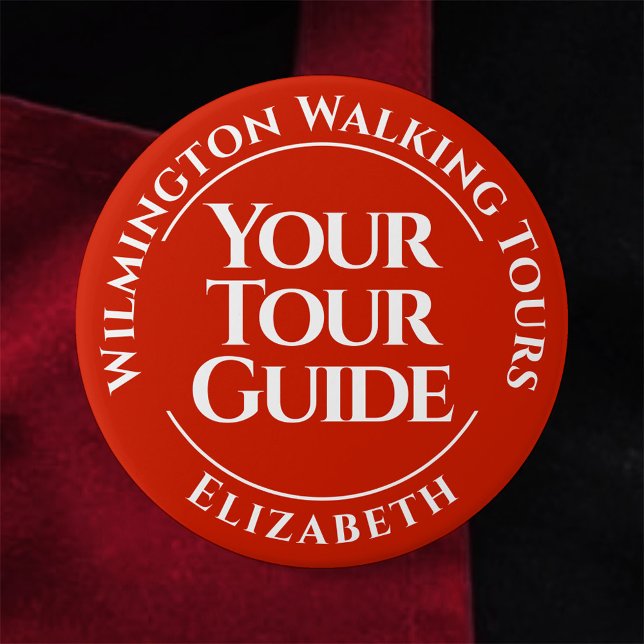 Knappen Tour Guide Badge Knapp (Skapare uppladdad)