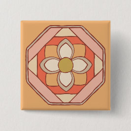 Knappen Traditionell koreansk konst Mönster Knapp