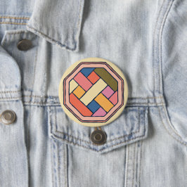 Knappen Traditionell koreansk konst Mönster Knapp