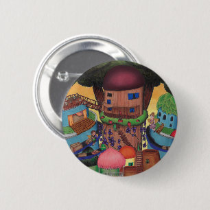 Knappen Treetop Fairy Village Art Knapp