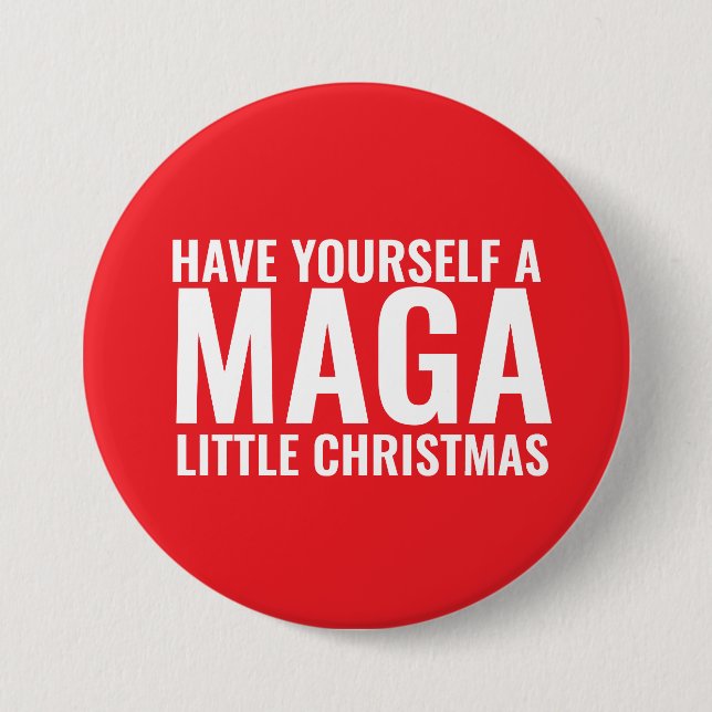 KNAPPEN TRUMP CHRISTMAS STOR KNAPP (Framsida)