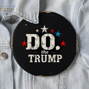 Knappen Trump Round, Huge, 4 tum Knapp