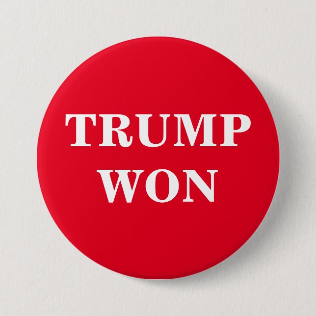Knappen Trump Won Knapp (Framsida)