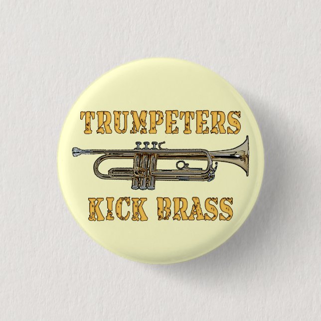 Knappen Trumpeters Kick Brass Knapp (Framsida)