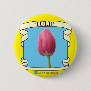 Knappen Tulip Seed Packet Button Knapp