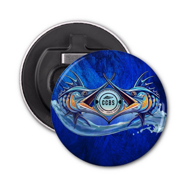 Knappen Tvillingmarginal för kolv Flasköppnare (Framsidan)