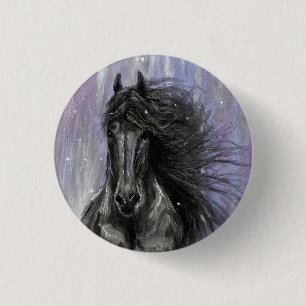 Knappen TWILIGHT MAGIC Friesian Horse Knapp