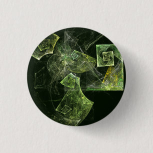 Knappen Twisted Balance Abstrakt Art (rund) Knapp