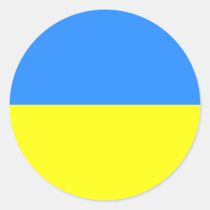 Knappen Ukraina Runt Klistermärke