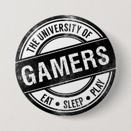 Knappen Universiteten i Gamers Funny Knapp