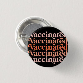 Knappen Vaccinerat märke för färgstark Roligt Knapp