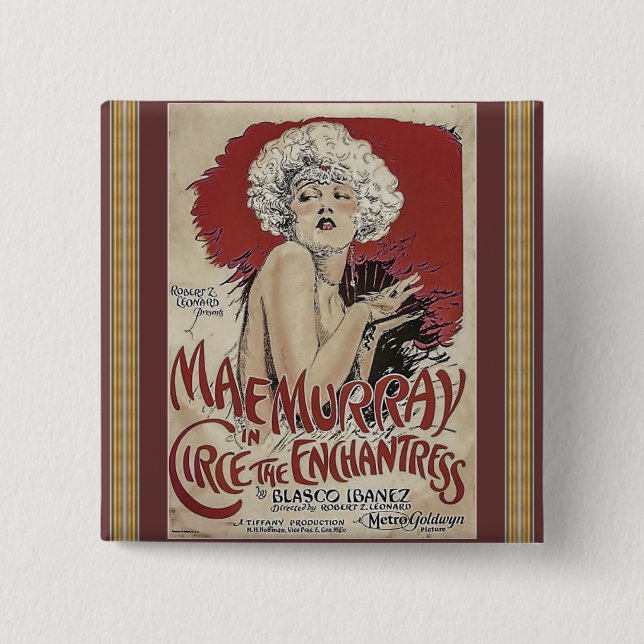 Knappen vintage affisch knapp (Framsida)