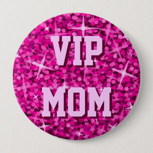 Knappen VIP MAMMA vid Glitz-Rosa Knapp