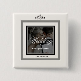 Knappen Vita bröllop Knapp