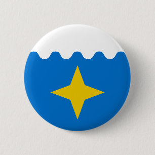 Knappen Vita Vatten Populace Badge Knapp