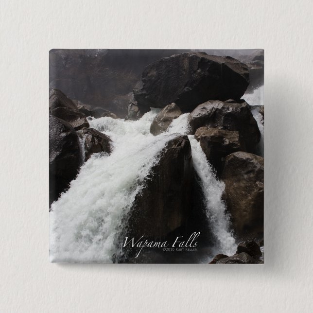 Knappen Wapama Falls Knapp (Framsida)