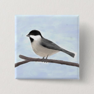 Knappen Watercolor Black ccap Chickadee Knapp