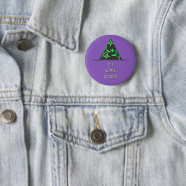 Knappen Witch Hat Halloween Knapp