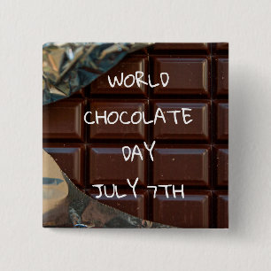 Knappen World Chocolate Day i juli 7:e Knapp