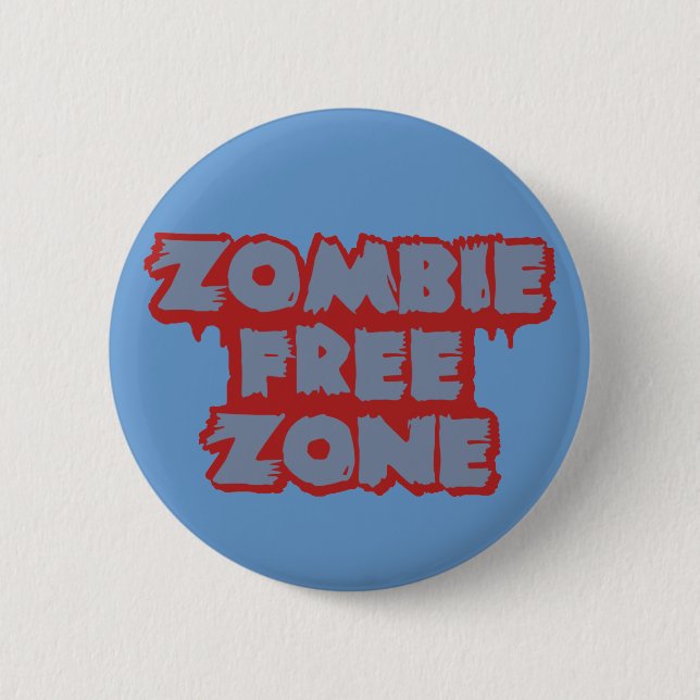 Knappen Zombie Free Zon anpassningsbar Knapp (Framsida)