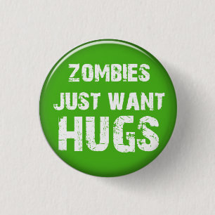 Knappen Zombie Halloween Knapp