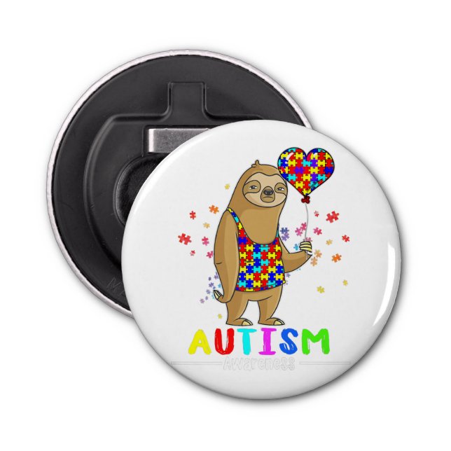 Knappens flasköppnare med Mockup-mall för magnet (Framsidan)