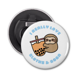 Knappens flasköppnare med Mockup-mall för magnet