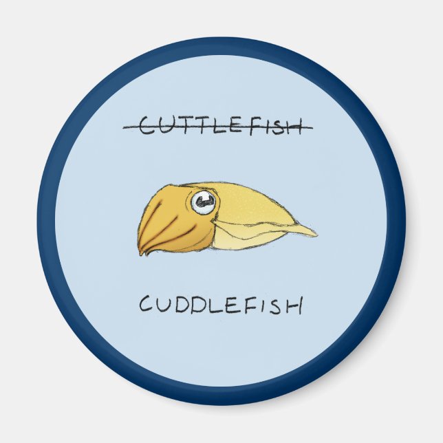 Knappfiskad fisk magnet (Framsidan)