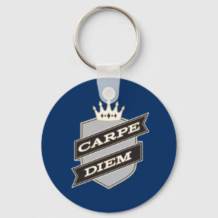 Knappkedja för Carpe Diem Nyckelring