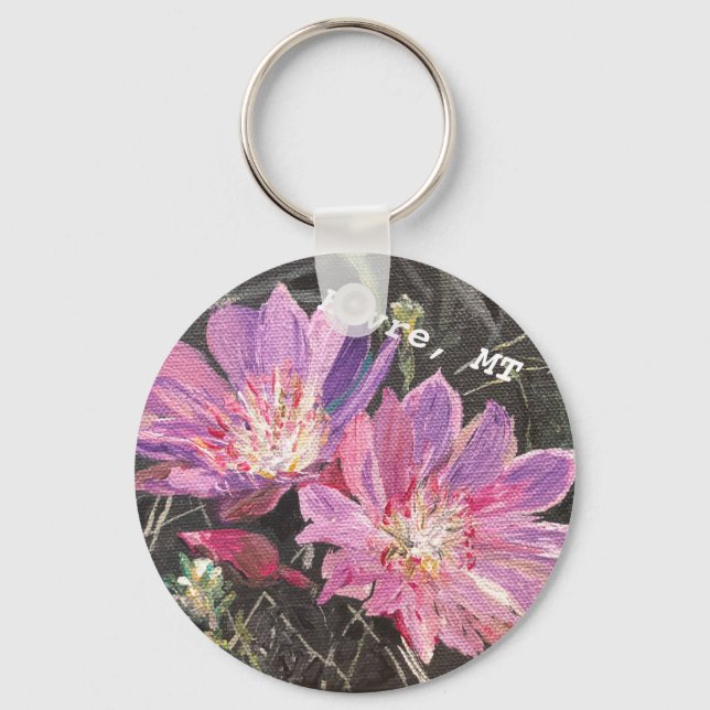 Knappkedja för Havre, MT Bitterroot Nyckelring (Framsida)