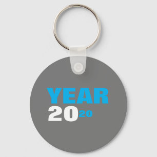 Knappkedjan 2020 år nyckelring