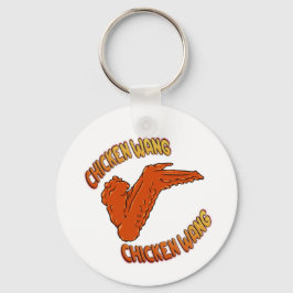 Knappkedjan Chicken Vinge Nyckelring