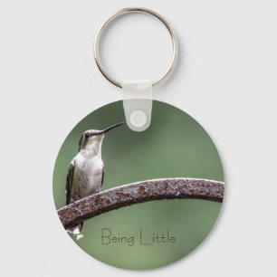Knappkedjan Lilla Hummingbird Nyckelring