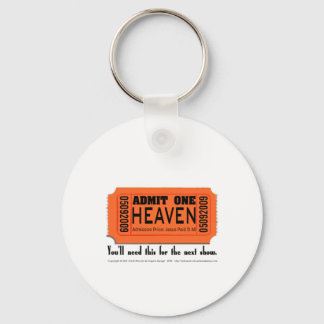 Knappkedjan tar upp en biljett nyckelring