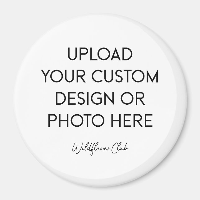 Knappmagnet 3" Stor Rund Magnet (Framsidan)