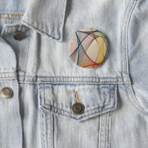 Knappmärke för geometrisk design knapp