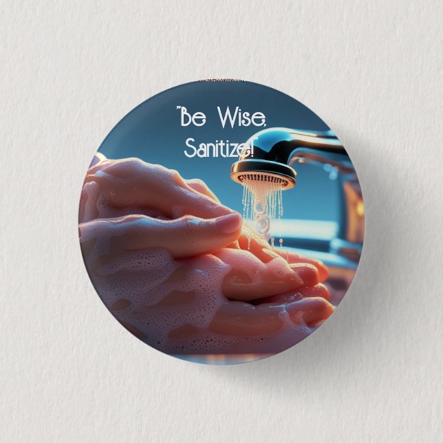 Knappmärke för handtvättsblad - Lives Knapp (Framsida)