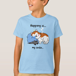 Knappning är.. min vagn... sömntråd t shirt