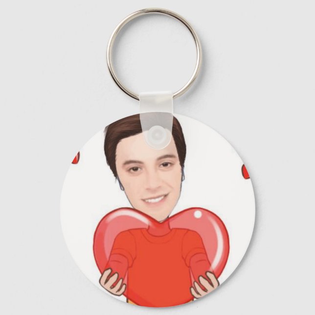 Knappnyckelkedja Nyckelring (Framsida)