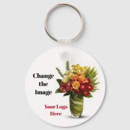 Knappnyckelkedja Nyckelring