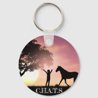 Knappnyckelkedja Nyckelring