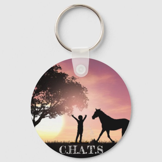 Knappnyckelkedja Nyckelring (Framsida)