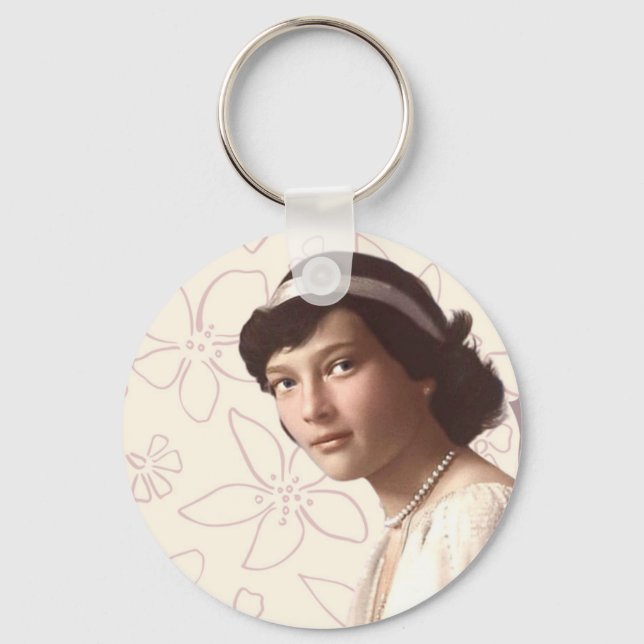 Knappnyckelkedja Nyckelring (Framsida)