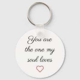 Knappnyckelkedja Nyckelring