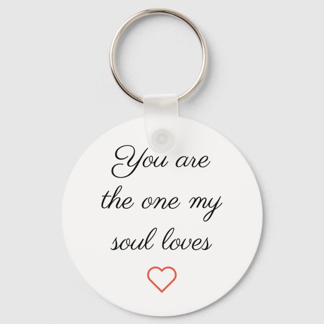 Knappnyckelkedja Nyckelring (Framsida)