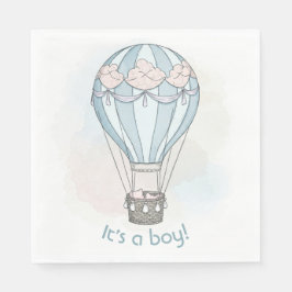 Knäppor för babydusch pappersservett