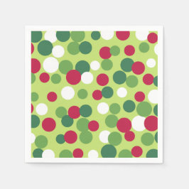 Knäppor till jul pappersservett