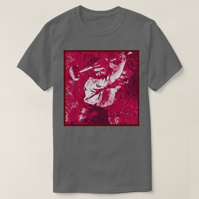 Knappt arbetande T T Shirt (Design framsida)